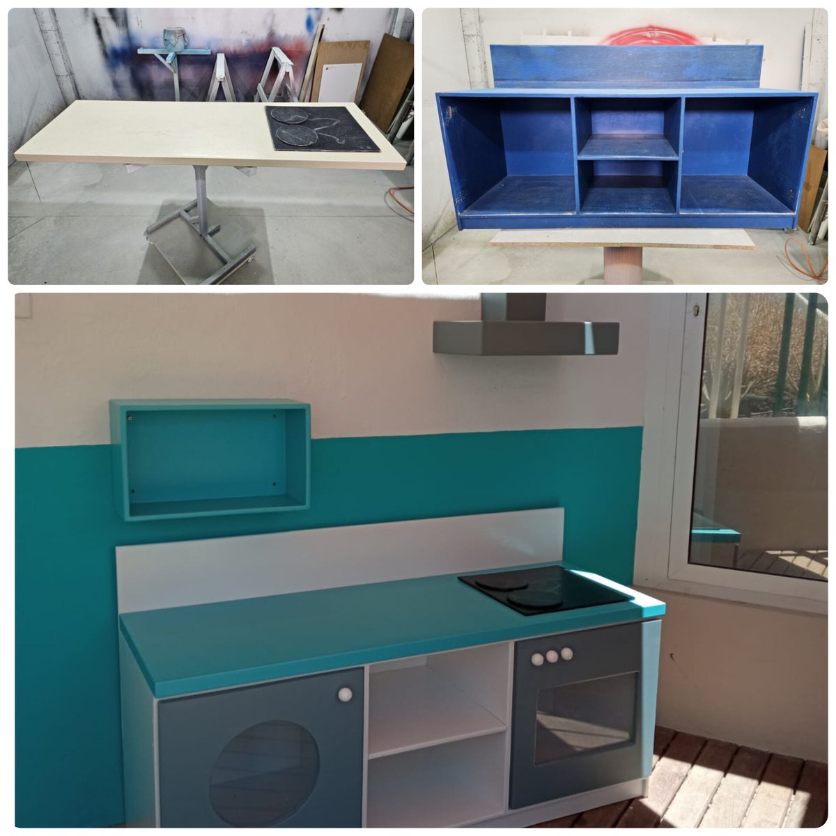 Before and after of the restyling of the kitchenette in our playground <a href="/goded_oscar/">Oscar G</a> <a href="/PriscilaGR6/">PriscilaGR</a> <a href="/Mendoza13Lucia/">Lucía Mendoza</a> <a href="/Emils_3/">Eda Milos SBGOC</a> <a href="/Yohady81/">Yohady</a> <a href="/giselasbgoc/">@GiselaTF</a> #santabarbaragolfandoceanclub #recycling