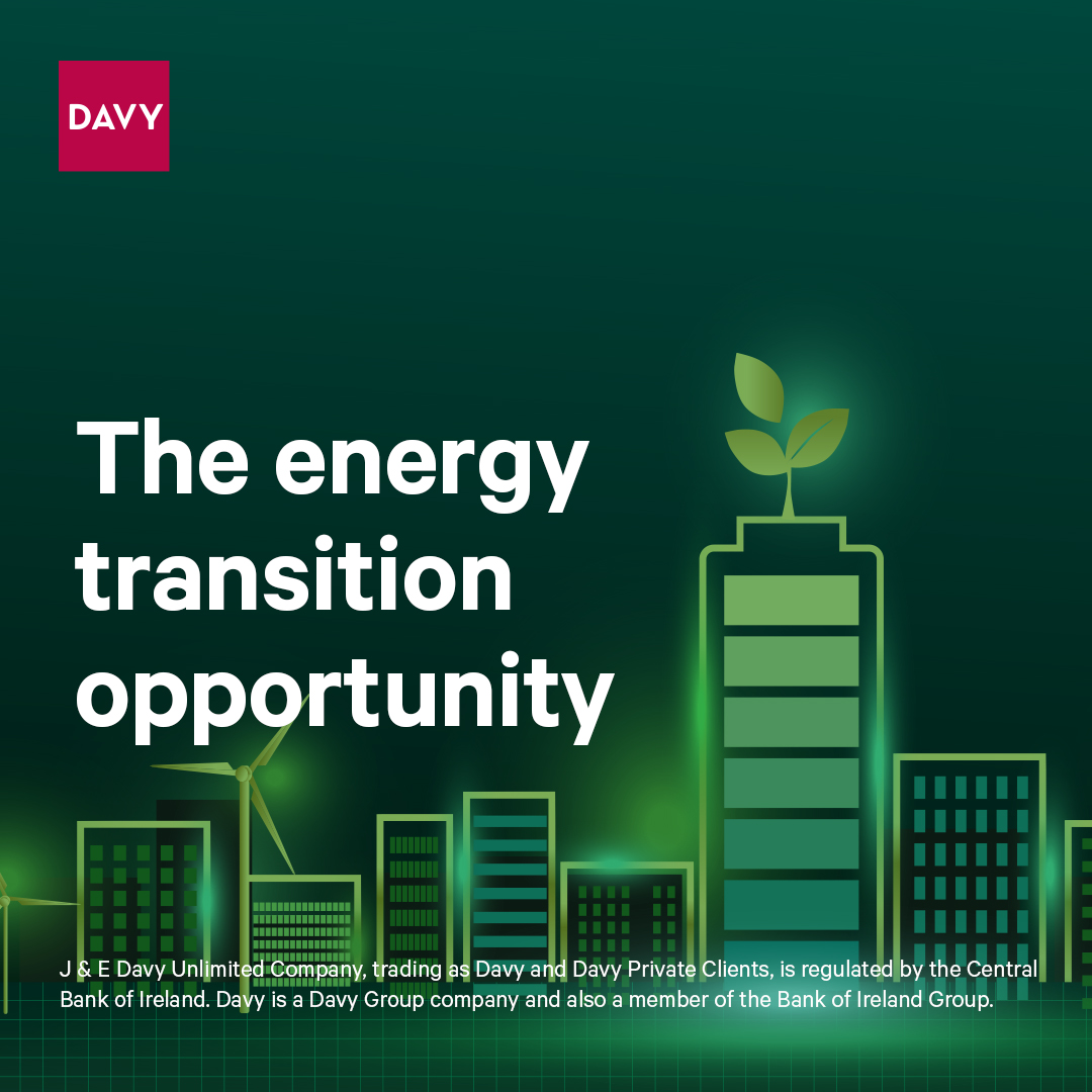 A large proportion of the problems holding back the energy transition sector are short-term in nature. Learn more about ‘The energy transition opportunity’ from Eileen Rowsome, Director of Responsible Investment davy.ie/market-and-ins… #insights #environment #energysolutions