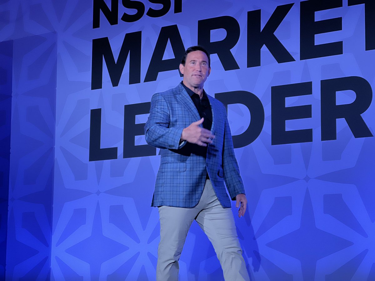 “Caring is the difference between average and greatness.” - @JonGordon11 #NSSFSummit