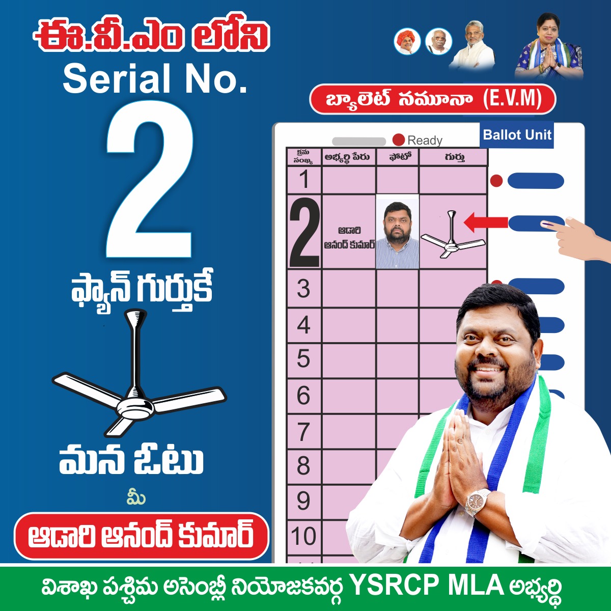 AdariAnandKumar's tweet photo. evm
#serialno2 https://t.co/lPZjKHae5K