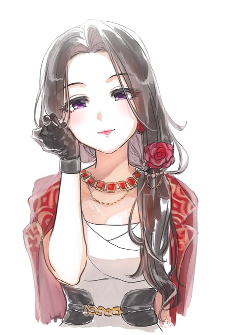 「髪飾り 红玫瑰」のTwitter画像/イラスト(新着)