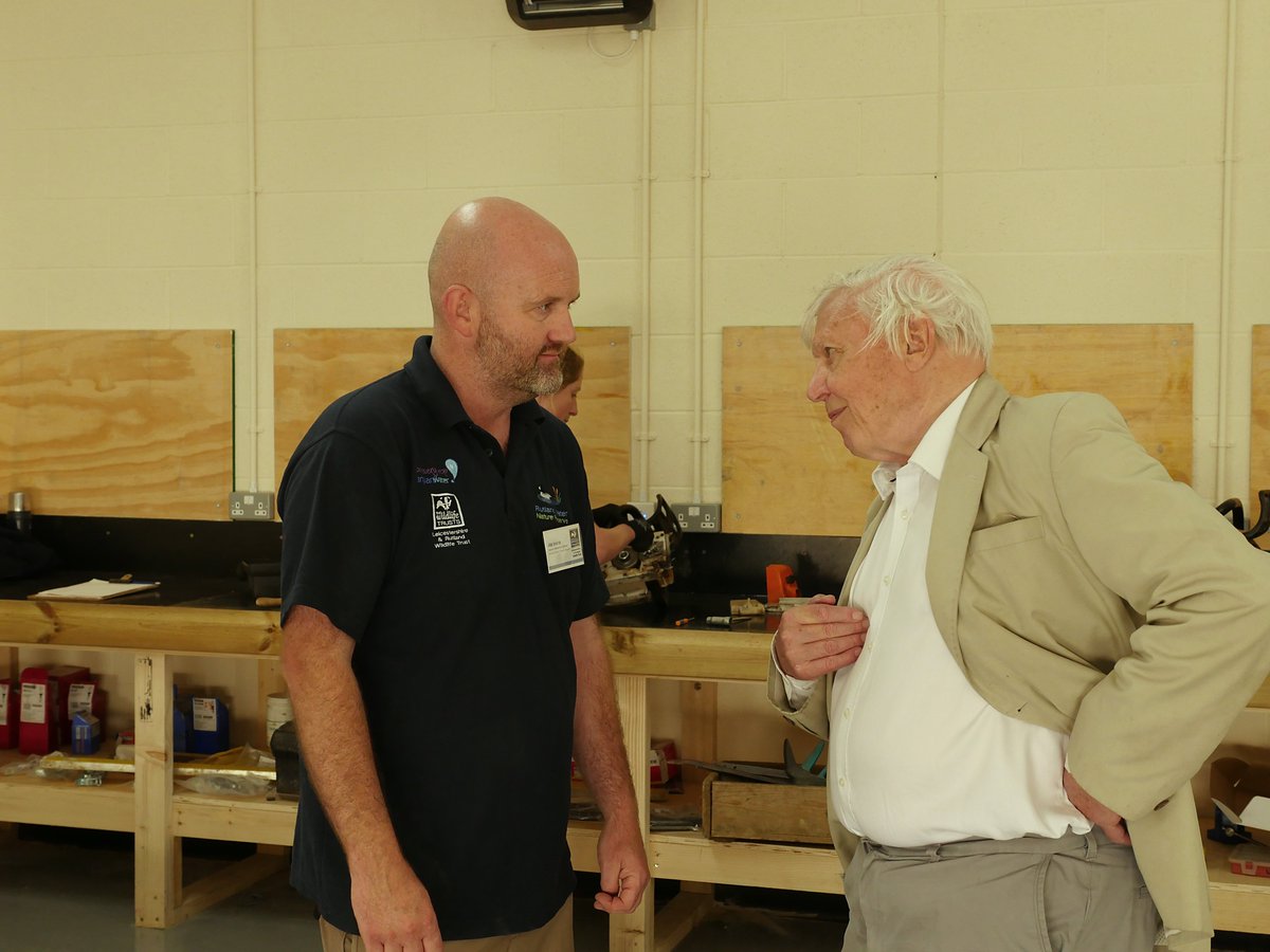 Wishing our Patron a very #happybirthdaysirdavidattenborough We would like to share a few wonderful images of Sir David at the official opening of our Volunteer Training Centre at Rutland Water Nature Reserve from 2015. Photo Credits with thanks to Eric Renno and David Cole