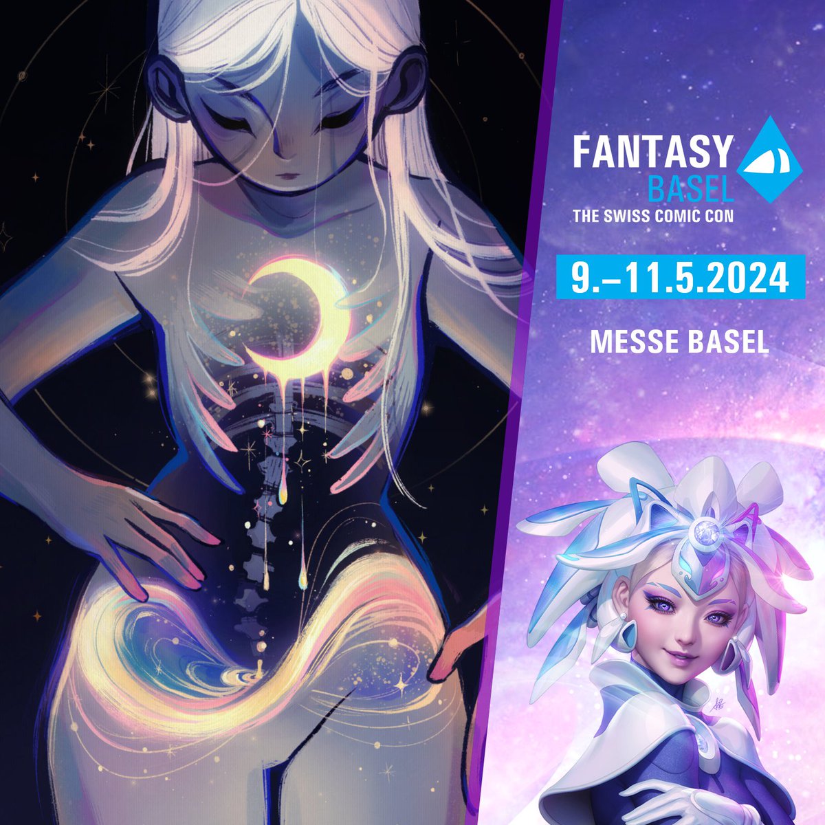 Will be at FANTASY BASEL in Switzerland🇨🇭 starting tomorrow!! Find me at booth 475 in hall 2.1 ;)