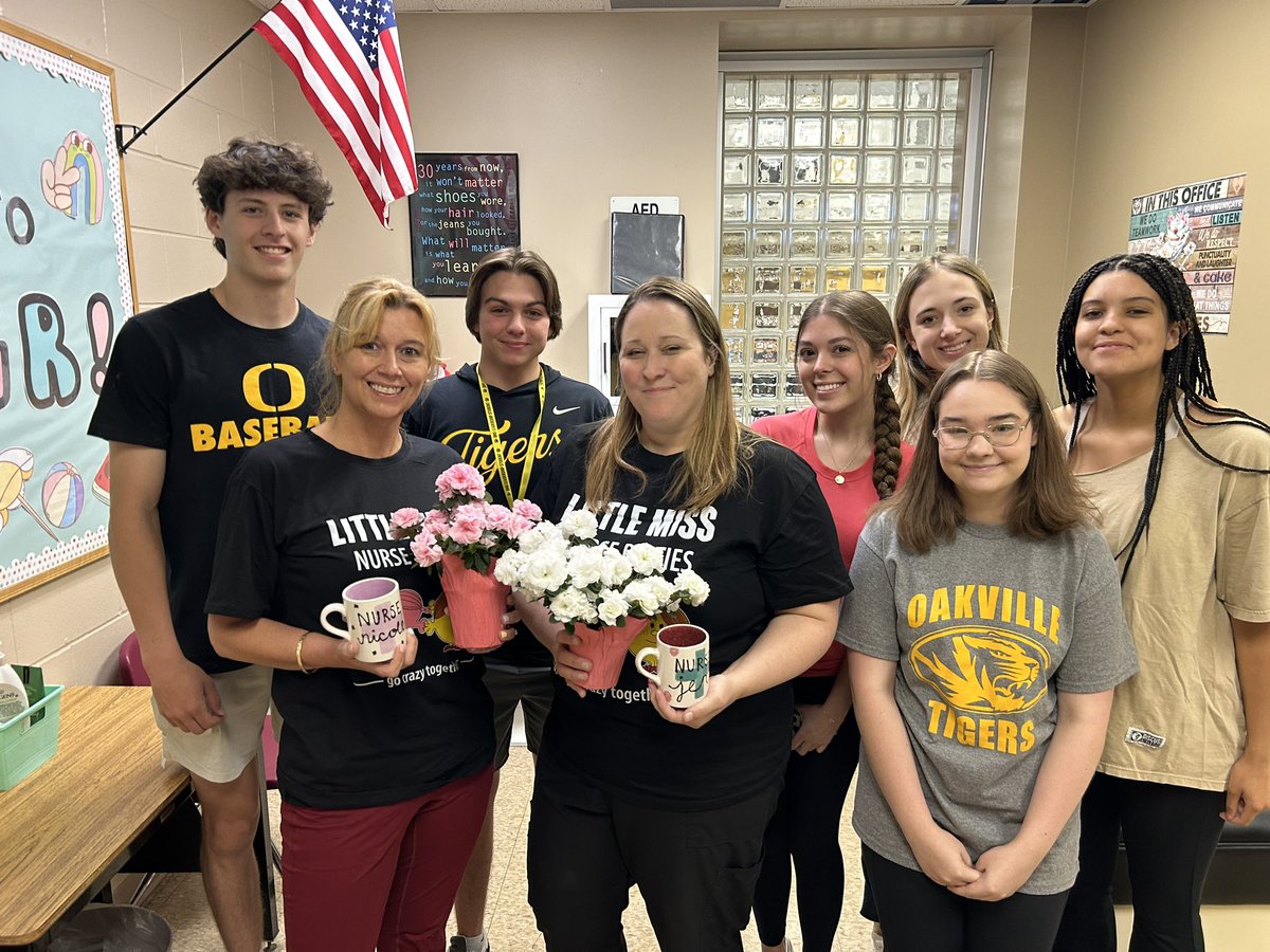 Celebrating our fabulous nurses!! <a href="/OHS_Tigers/">Oakville High School</a>