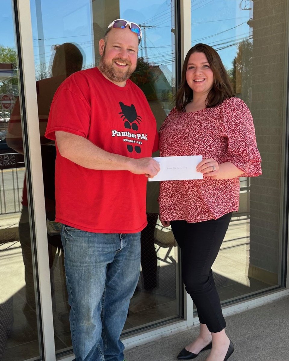 The TSB Foundation recently made a donation to Spencer’s Panther PAK summer program for children ages 5-12 years old in the Spencer-Van Etten school district. Fun, safe, and interactive activities are planned including field trips! #TSBFoundation #GiveLocal