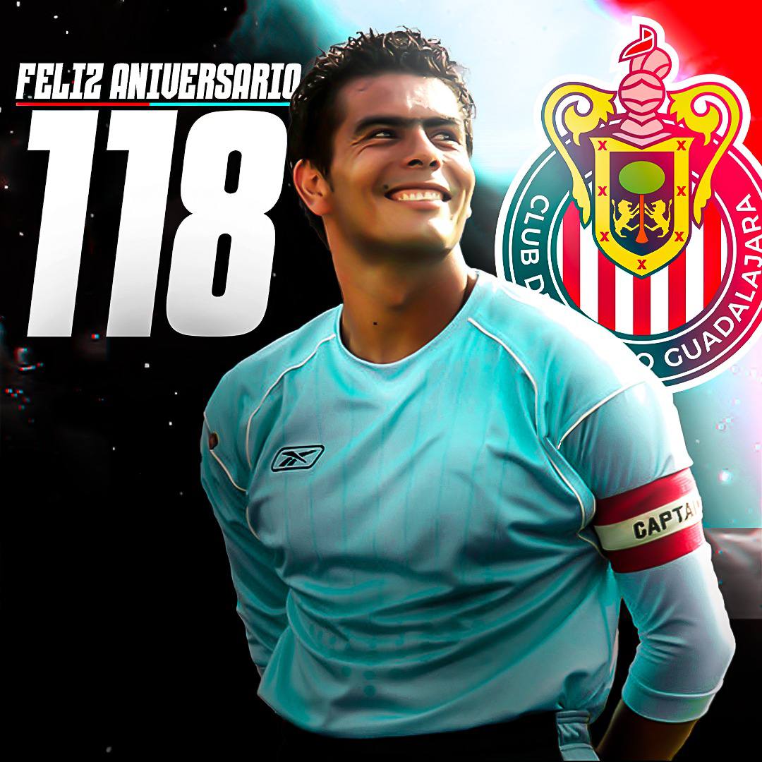 Mi rebaño sagrado está de fiesta. 🥳👏🏼

El club más grande e importante de México cumple 118 años y hoy toca celebrar con una victoria. 

Siempre agradeceré el haber sido parte de su historia, los llevo en el corazón.

¡Feliz aniversario, @chivas! 🐐🔴⚪️