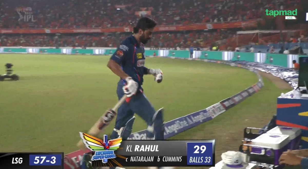 29 runs off 33 balls for KL Rahul. And he wanted to be in India's T20 World Cup squad as an opener 🇮🇳😭😭

#IPL2024 #tapmad #HojaoADFree