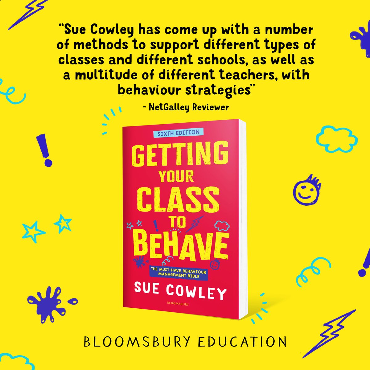 The early reviews are in for the new and updated edition of Getting Your Class to Behave by @Sue_Cowley 🤩 You don't want to miss this guide packed full of behavioural strategies!
