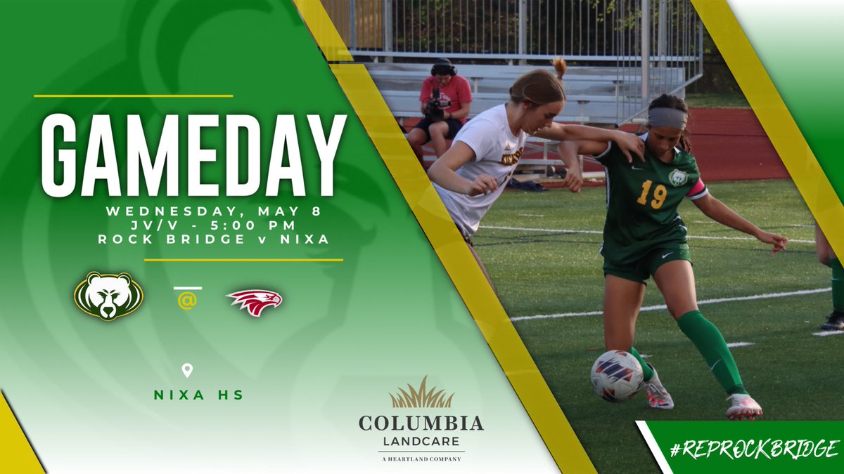 Good luck to Rock Bridge Girls Soccer as they travel to take on Nixa today! Go Bruins!