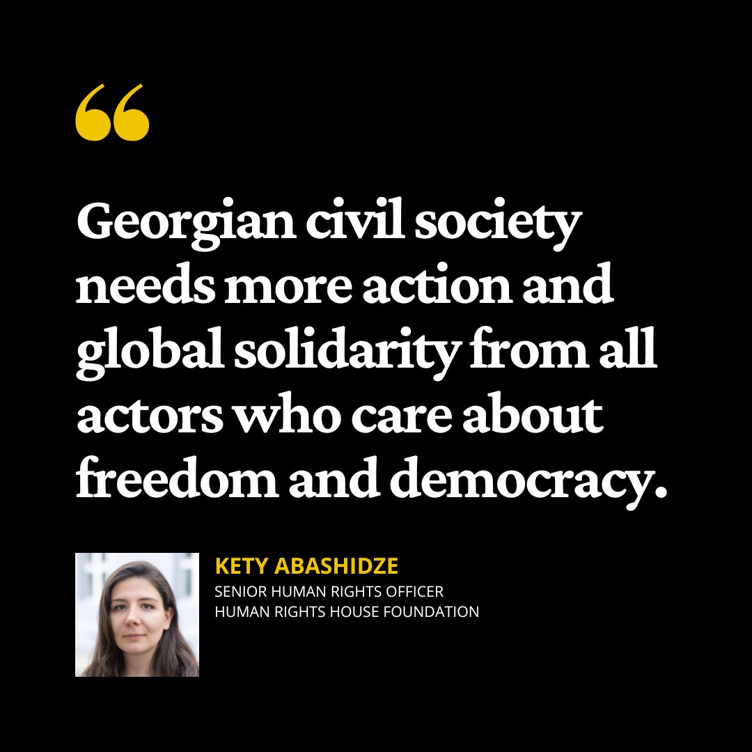 🇬🇪Adoption of proposed “foreign agent” legislation 'would mark a U-turn' for Georgia’s place within international rules-based order. “Moreover, what is at stake is the end of a vibrant civil society,” writes HRHF’s @Abashidze_Kety for @IndexCensorship. ➡️bit.ly/44y9fxc