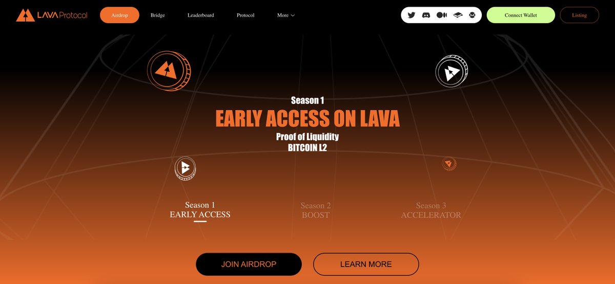 𝗦𝗲𝗮𝘀𝗼𝗻 𝟭 𝗼𝗳 𝗟𝗔𝗩𝗔 𝗘𝗮𝗿𝗹𝘆 𝗔𝗰𝗰𝗲𝘀𝘀 𝗶𝘀 𝗟𝗶𝘃𝗲!🎉

Join #airdrop and earn initial 5,000 rewards! 📈

▶️Join now : lavarune.com/points?code=0x…

More invites, more points! Collect #LA points and hit the leaderboard to unlock token &amp; inscription reward!

Read more: