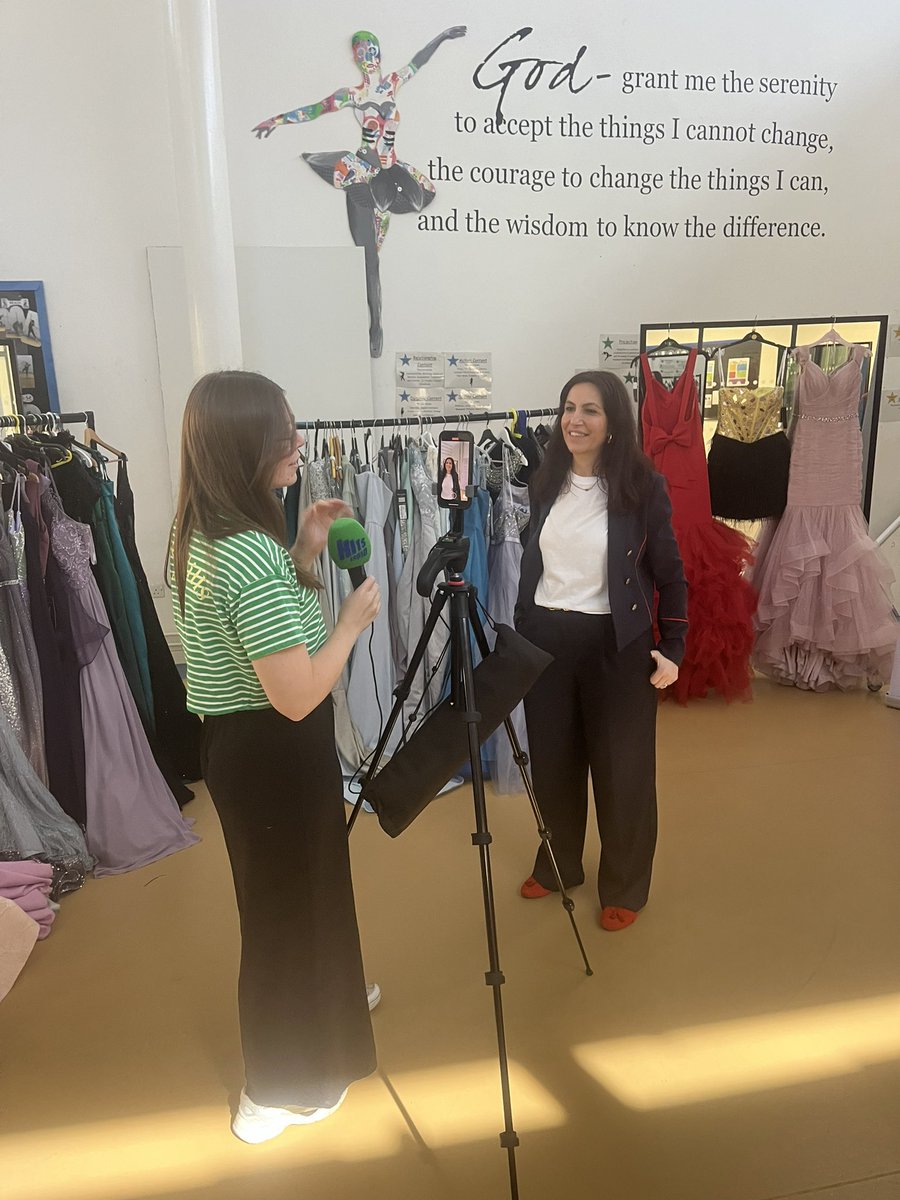 So proud of Mrs Lakin @Madrina_uk stunning dresses 👗 for our young people in our @StPetersSch community to come & choose from @BhamDES #SustainableLiving #FaithIsOurFoundation