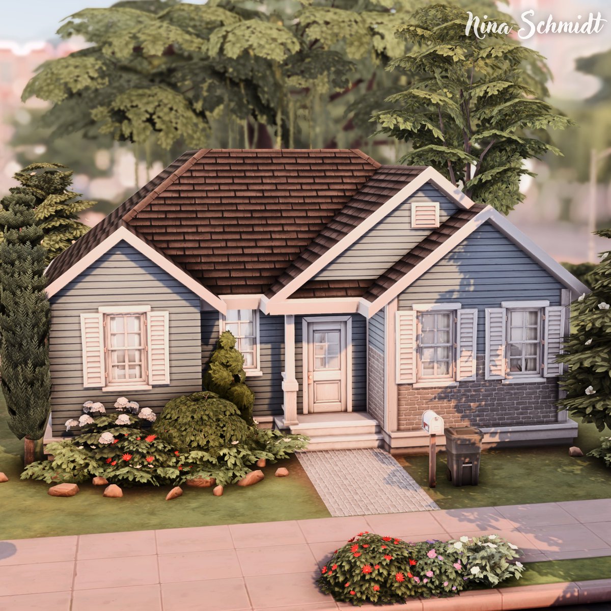 BASE GAME STARTER HOUSE 🏡 youtu.be/4BHpgzaYbdM

#TheSims #TheSims4 #ShowUsYourBuilds