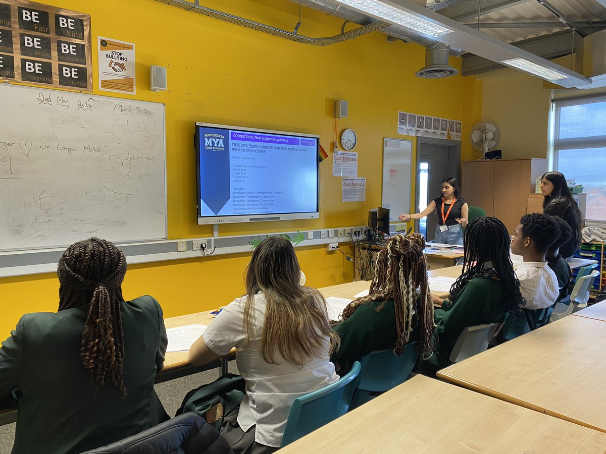 The Y10 Manchester Young Academics  are preparing their final assignment after school today. They will be writing 1500 words and then assessed against university criteria. <a href="/UoMSchools/">University of Manchester School & Colleges Team</a> <a href="/CedarMount_BF/">Cedar Mount Academy</a>