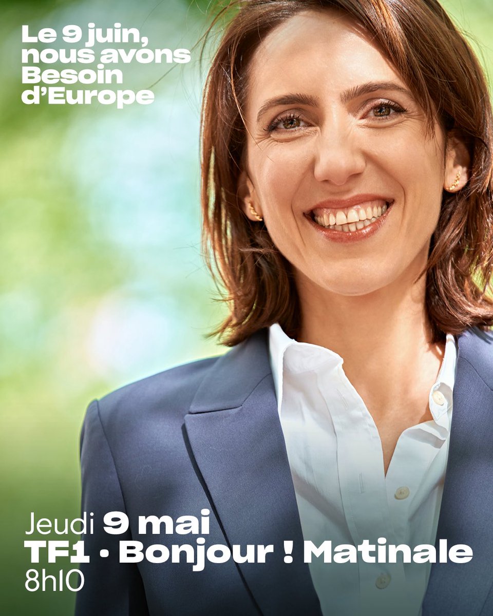 Je vous donne rendez-vous demain matin à 8h10 dans #BonjourLaMatinaleTF1 !