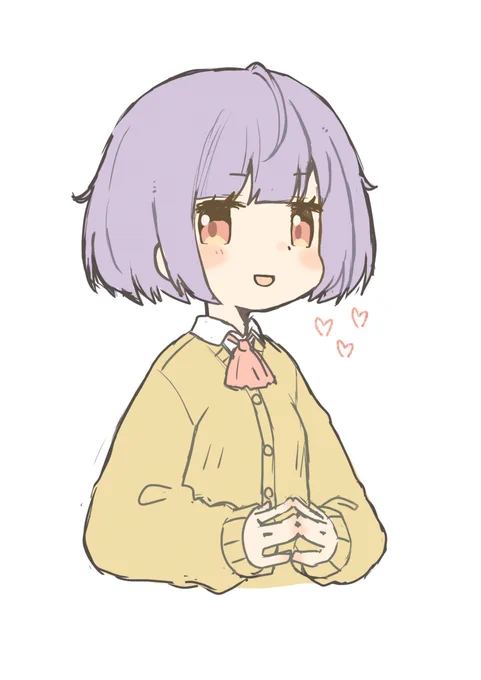 最近の「可愛い」絵も描いていかねば!もはや普段の絵の原型がない_(:3」∠)_ 
