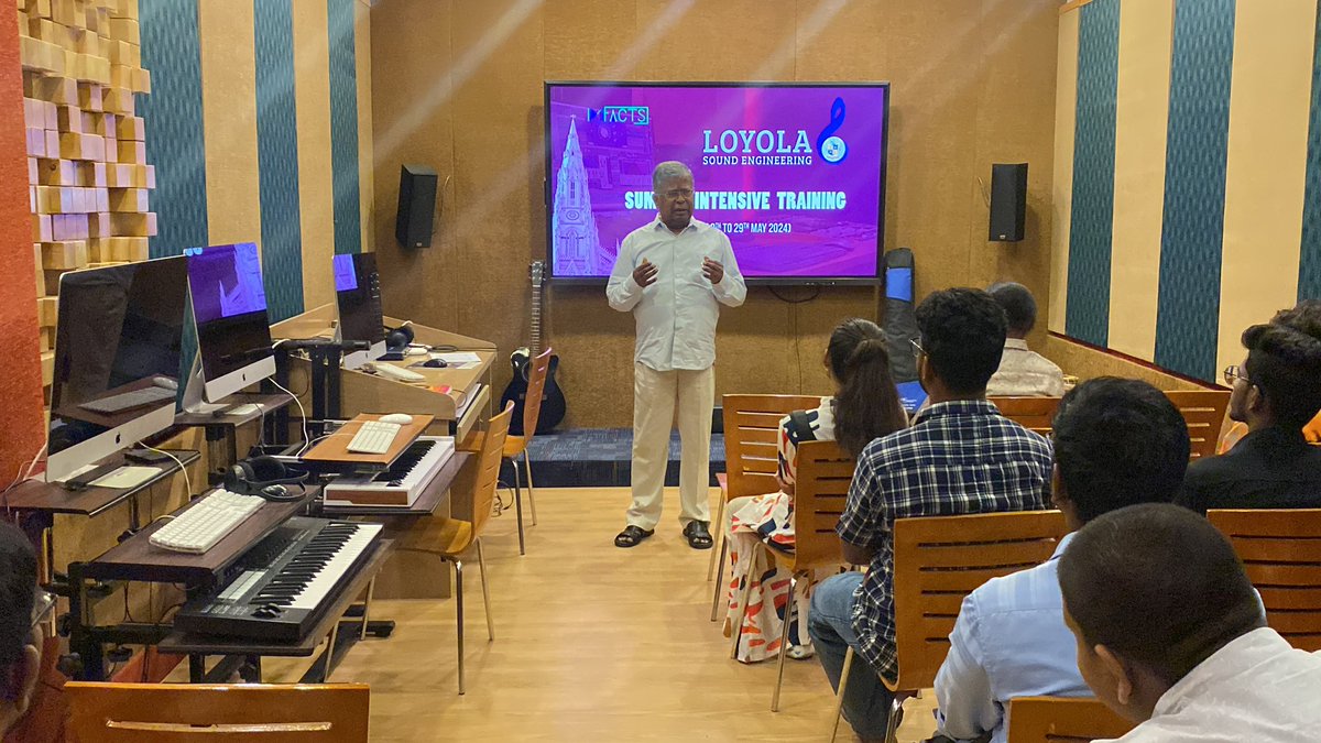 officialIMFACTS's tweet photo. And the Imfacts Summer Programme 2024 begins with a bang!! Best of luck to our dear students for this new journey of learning! 
#imfacts #loyolasoundengineering #soundengineer #techintune #soundengineering #audioproduction #musictech #studiolife #mixingmastering #proaudio https://t.co/QaseQH5n3K