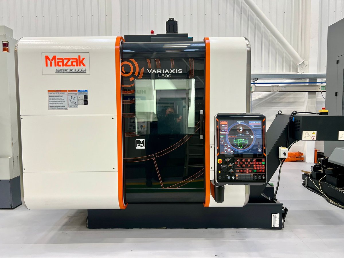 GMMachineryLtd's tweet image. 🔥 AVAILABLE EX STOCK 🔥

MAZAK Variaxis i500 5 Axis Vertical Machining Centre. Mazatrol Smooth X Control. Year 2016

buff.ly/4bq9cG3

📧 info@gmmachinery.com
📞 0161 633 8880

#mazak #usedmazak #smoothcontrol #usedmachine #milling #turning #cnc #ukmfg #engineering