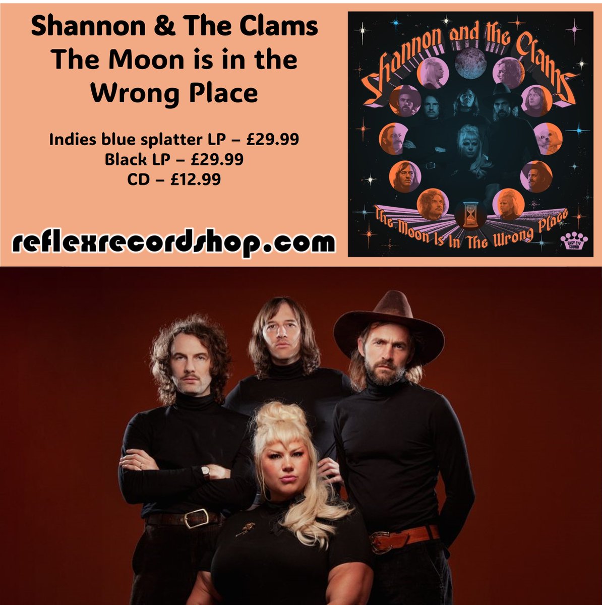 🌟Out Friday🌟 An upbeat yet poignant narrative on grief and resilience, Shannon & The Clams' most introspective record to date is woven from the threads of devastating loss and communal ties in the aftermath of bereavement... Pre-order: reflexrecordshop.com/product/62247/… @shanandtheclams