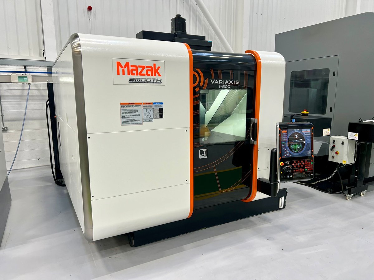 GMMachineryLtd's tweet image. 🔥 AVAILABLE EX STOCK 🔥

MAZAK Variaxis i500 5 Axis Vertical Machining Centre. Mazatrol Smooth X Control. Year 2016

buff.ly/4bq9cG3

📧 info@gmmachinery.com
📞 0161 633 8880

#mazak #usedmazak #smoothcontrol #usedmachine #milling #turning #cnc #ukmfg #engineering