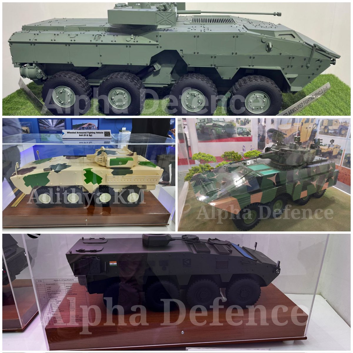 TASL & MDSL 8×8 platforms already developed, LTTS and KSSL are under development, BEML is also bringing one...I see no place for any foreign platforms but....