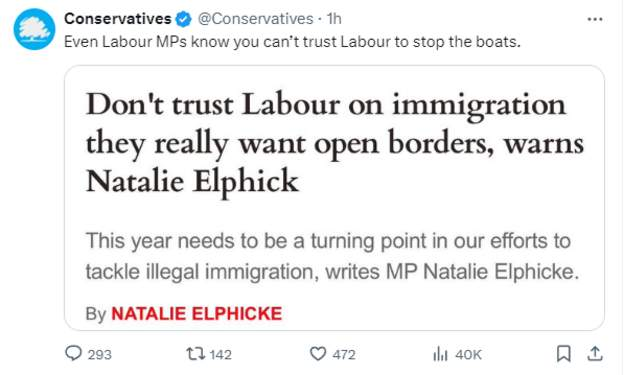 Another Tory defector to Labour, for no reason other than fear of losing her seat in the GE. According to a spokesman it's a sign of the progress Labour's made' No, it's just another rat leaving a stinking ship. Will Labour voters be happy about putting a cross in a Tory box?