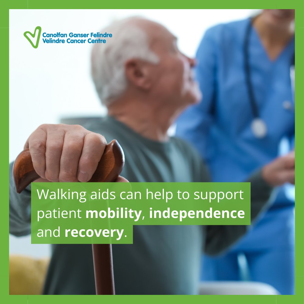 By retuning any walking aids you no longer need, we can safely refurbish them and provide them to future patients to use on their cancer journey. ♻️ Sound like something you can support? Please visit ‘Y Sied’ to help us recycle walking aids. More: 🔗 velindre.nhs.wales/velindrecc/ser…