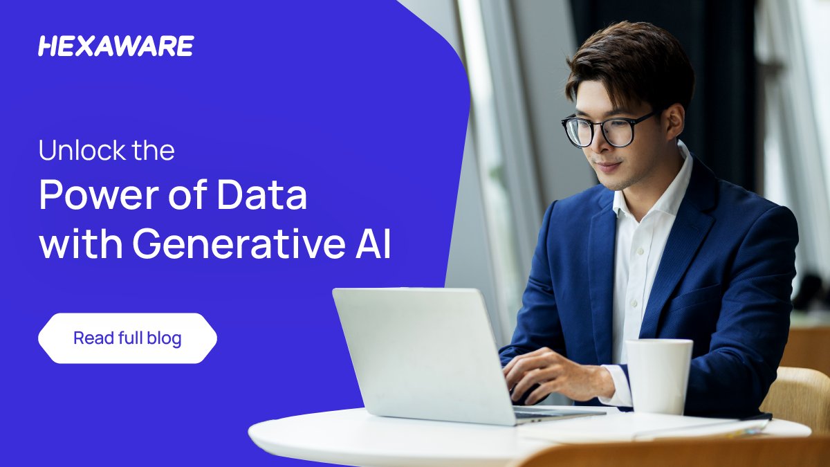 Stop sifting, start analyzing! #GenAI is transforming data analytics. Get faster product testing, richer insights & effortless automation. Our #blog bit.ly/4bwesrR unlocks the power of #AI for your business. #GenerativeAI #DataAnalytics #BusinessIntelligence #Hexaware