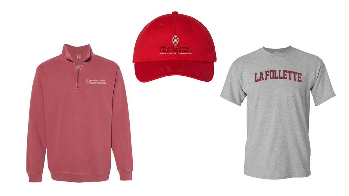 Support the La Follette School Student Association by purchasing some La Follette merch! Visit the link below to check out the great selection of shirts, sweatshirts, and hats, and make sure to have all orders in by May 17. pogo.undergroundshirts.com/collections/la…