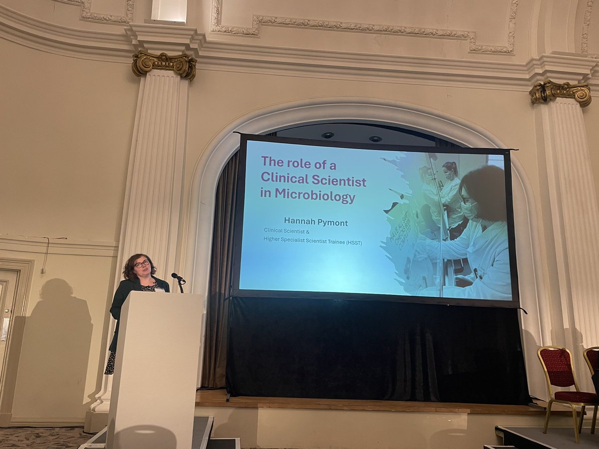 This week we have @HpymontM presenting her career story talking about the role of a clinical scientist in Microbiology, helping to explain to others how we fit into the service #bia2024