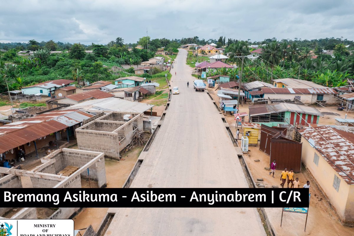 🚧🛣️ ROADS INFRASTRUCTURE UPDATE📌
📍 BREMANG ASIKUMA - ASIBEM - ANYINABREM | C/R

Current state of Bremang Asikuma - Asibem - Anyinabrem  roads in the Central Region.

#RoadsForDevelopment 
#Bawumia2024 
#ItIsPossible