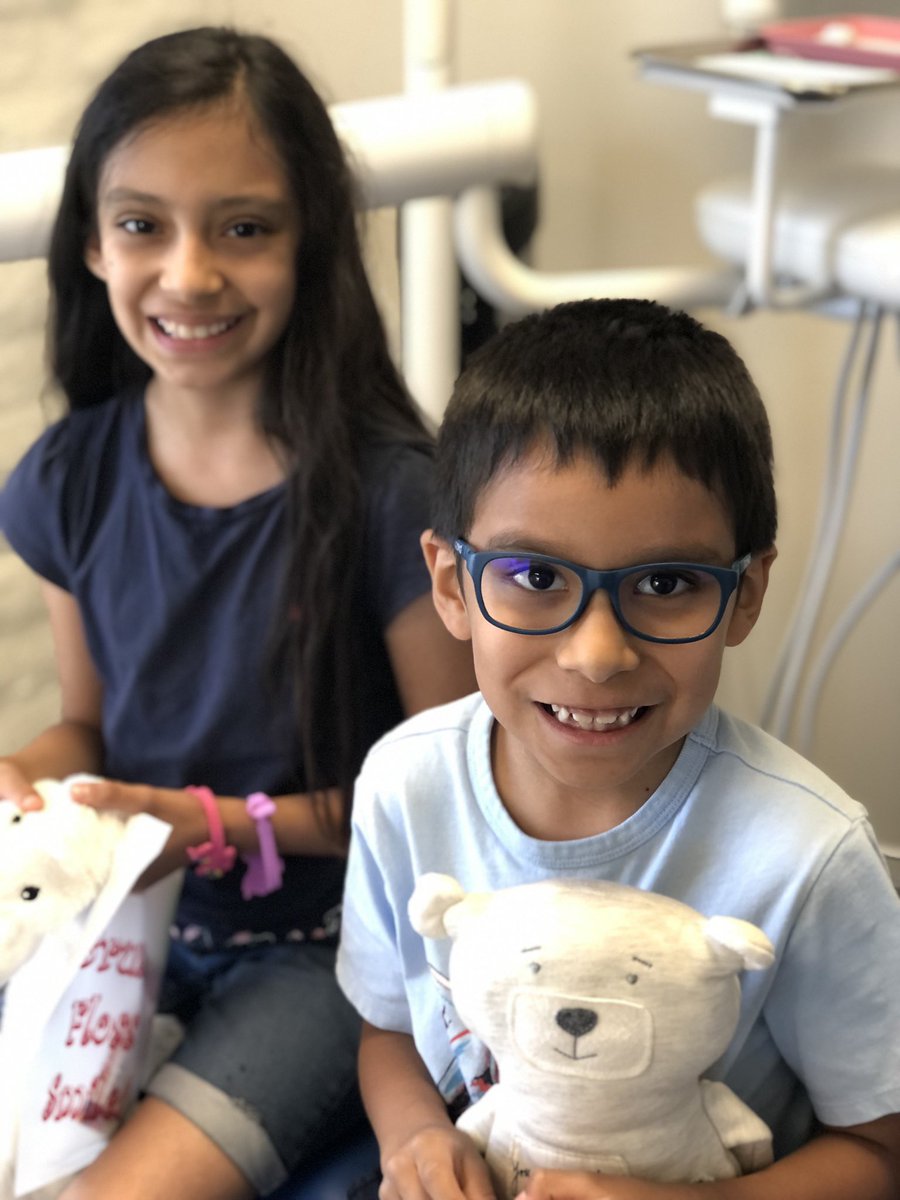 Great job Miriam and Benjamin!💖🩵🦷 It’s such a joy watching our patients grow up and continue to do so well with their dental checkup visits…  #SweetestSmiles #PediatricDentistry