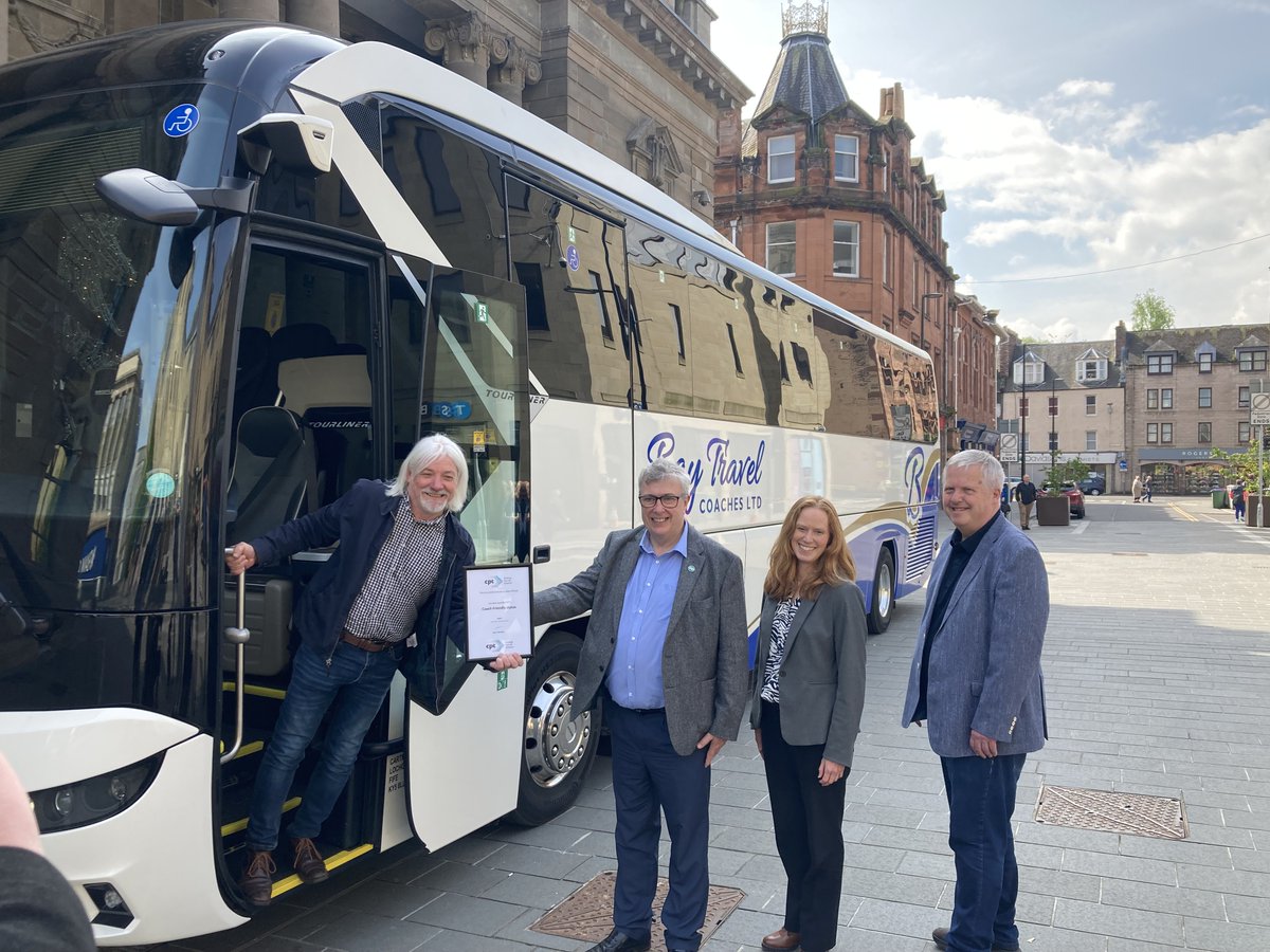 Perth was re-accredited Coach Friendly today, adding to the growing number of places across the UK that see coach travel as key for more diverse, inclusive and sustainable tourism. 📰Read more➡️bit.ly/CPTCoachFriend…… #AccessAllAreas #DrivingScotlandForward