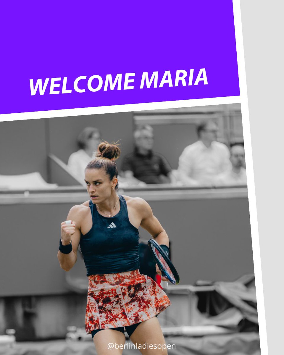 You can’t go wrong with Berlin, right @mariasakkari ? 💁‍♀️ Welcome back and see you in June!

#wta #wtatour #berln #tennis #sakkari #mariasakkari