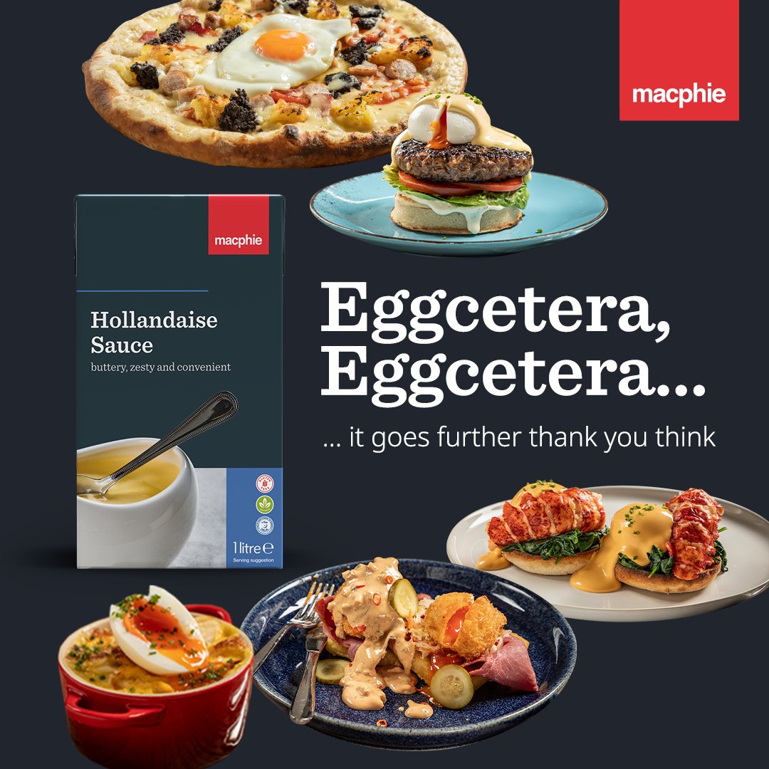 It’s easy to punch up your eggs, pasta, fish, asparagus, eggcetera, eggcetera. We won't go on about it too much - check out the Hollandaise Sauce product page for inspirational ideas from our applications team 👉 macphie.com/products/holla… #MakeMoreWithMacphie