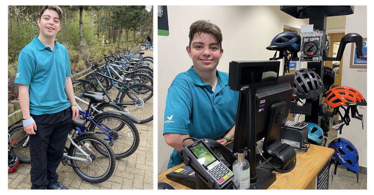 It was great to catch up with Michael recently, who works at @CenterParcsUK in Woburn as a Cycle Centre Assistant. Michael loves serving customers and working with the team to maintain the huge number of bikes that guests at the park enjoy using. #WorkFit #Hospitality
