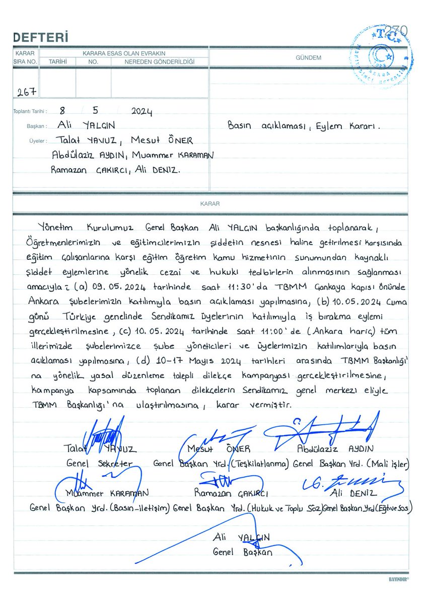 Kararlılığımızı Yineledik Şiddete Karşı Eylem Takvimimizi Yeniledik* ➡️09.05.2024 TBMM Çankaya Kapısı Önü 🎙️Basın Açıklaması 🕦11.30 ➡️10.05.2024 🔴Bir Günlük İş Bırakma 🎙️Türkiye Geneli Basın Açıklaması 🕚11.00 ➡️10-17 05.2024 İmza Kampanyası 🕙 10.00 Hashtag Çalışması