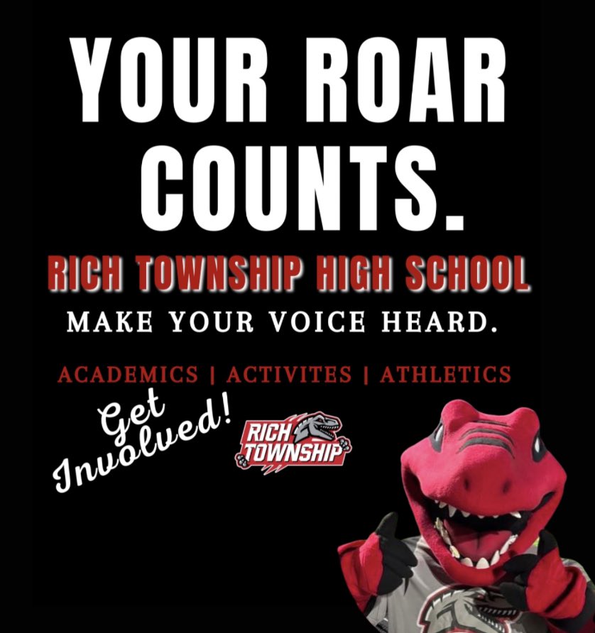 Richie the Raptor (@richietheraptor) on Twitter photo I’m encouraging my classmates as they arrive to school. Even in the last few days, #AttendanceMatters 💯 <a href="/RichTownshipHS/">Rich Township HSD 227</a> <a href="/DrJohnnieThomas/">Johnnie Thomas</a> <a href="/DrMarkKolkman/">Mark Kolkman</a> <a href="/philboyte/">Phil Boyte</a> I’m encouraging my classmates as they arrive to school. Even in the last few days, #AttendanceMatters 💯 <a href="/RichTownshipHS/">Rich Township HSD 227</a> <a href="/DrJohnnieThomas/">Johnnie Thomas</a> <a href="/DrMarkKolkman/">Mark Kolkman</a> <a href="/philboyte/">Phil Boyte</a>
