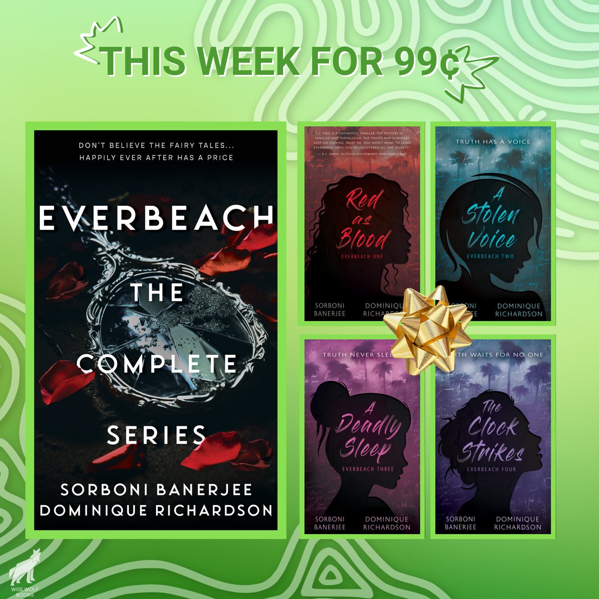 On sale now! Mystery and magic collide at Everbeach, where nothing is as it seems 🌊📚

From dark secrets to dangerous liaisons, 'Everbeach: The Complete Series' is your ticket to a whirlwind of drama. Delve into the stories that redefine fairy tales this week for only 99¢!
