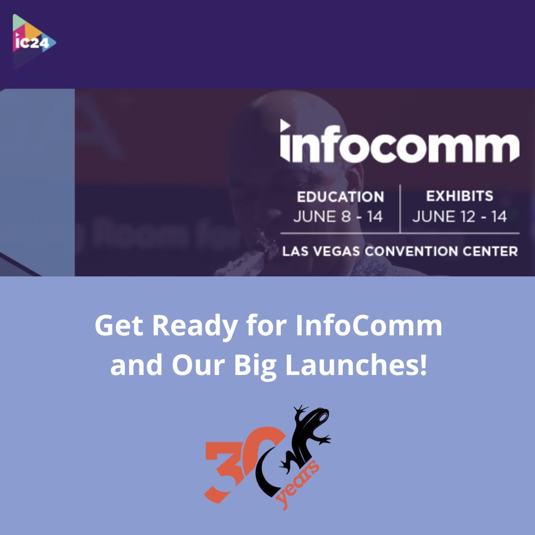 Ready for #InfoComm 2024? Our countdown has begun, and we can't wait to show you major new developments and products at Booth 3613, Zone A!🎇

If you're in need of a pass, reach out to #SalamanderDesigns. 

#avixa #infocomm24 @infocomm #proav #ProductLaunch