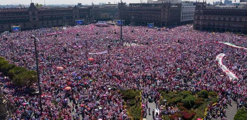 Ha quedado claro que @Claudiashein y @AlvarezMaynez le tienen miedo al poder ciudadano. ¡México ya despertó! Ya no hay marcha atrás, JUNTOS VAMOS A GANAR 🤝🏻 VIVA MÉXICO 🇲🇽 #Xóchitl2024