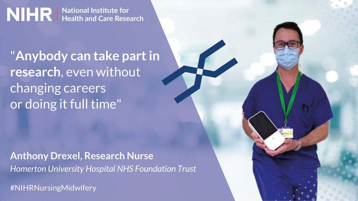 In this case study, Anthony Drexel, Research Nurse at @NHSHomerton talks about his role, his involvement with the EMBOL-1 study and how he believes anyone can take part in research, even without changing careers or doing it full time. Read more 👉🏼 local.nihr.ac.uk/news/building-…