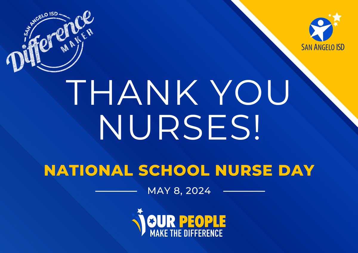 Happy National School Nurse Day to our dedicated #DifferenceMaker school nurses who care for the whole health of our students. They help our students be healthy so they can be ready to learn. Today - and every day - we thank our school nurses! #OurPeopleMaketheDifference