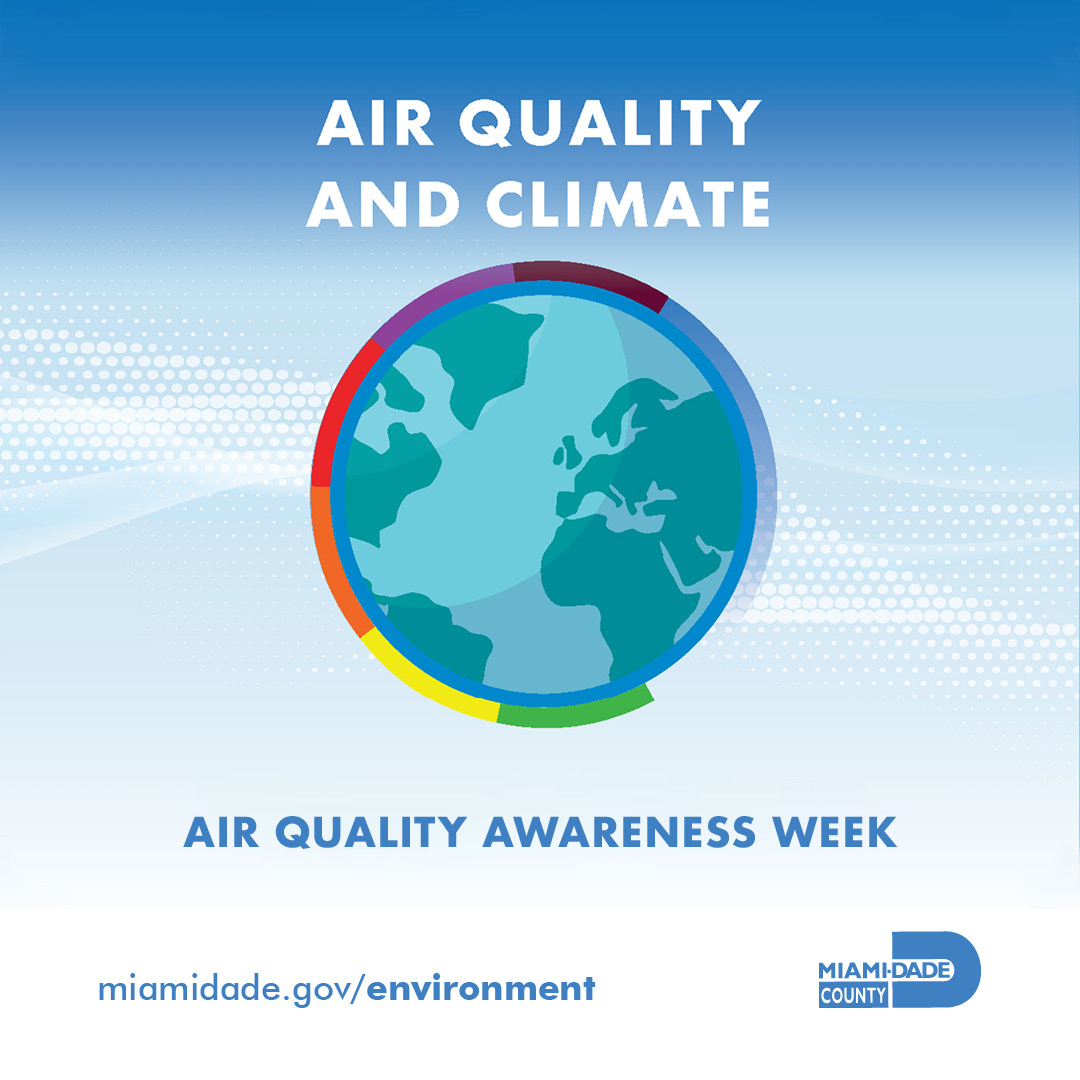 Climate change can have a direct impact to local air quality and the emission of airborne pollutants. Learn more about how DERM’s Air Quality Management Division protects human health and the environment by visiting spr.ly/6010joVuY