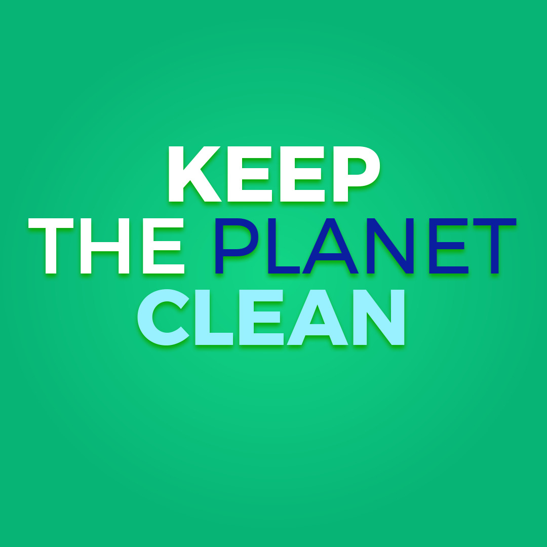 Keeping the planet clean is a top priority. #environmentalawareness