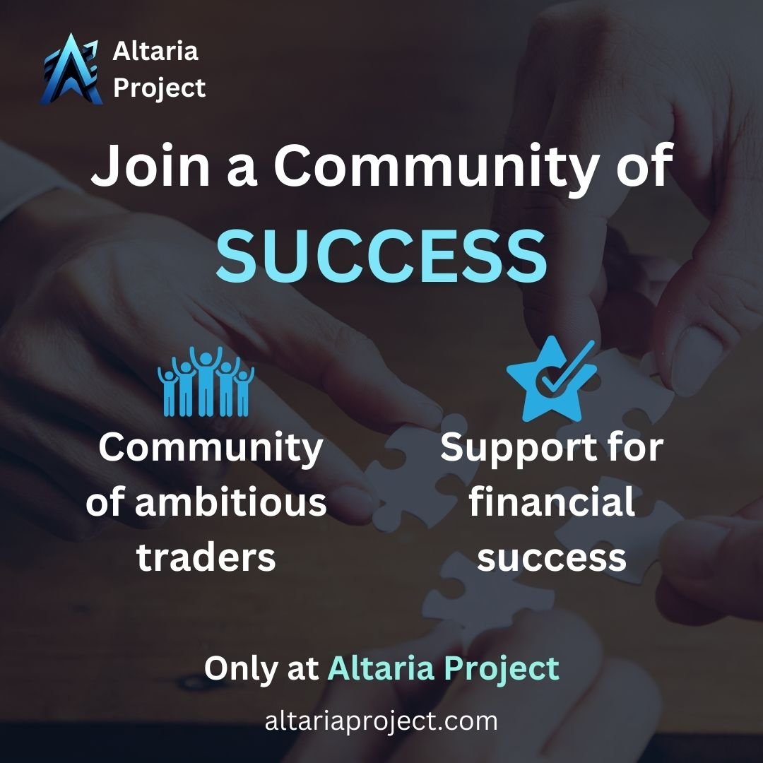 Join a community of success with Altaria Project! With our dedicated support and network of ambitious traders, you will become part of a family that supports each other towards financial success. Join our circle of excellence today. #AltariaProject #SuccessCommunity #Trading