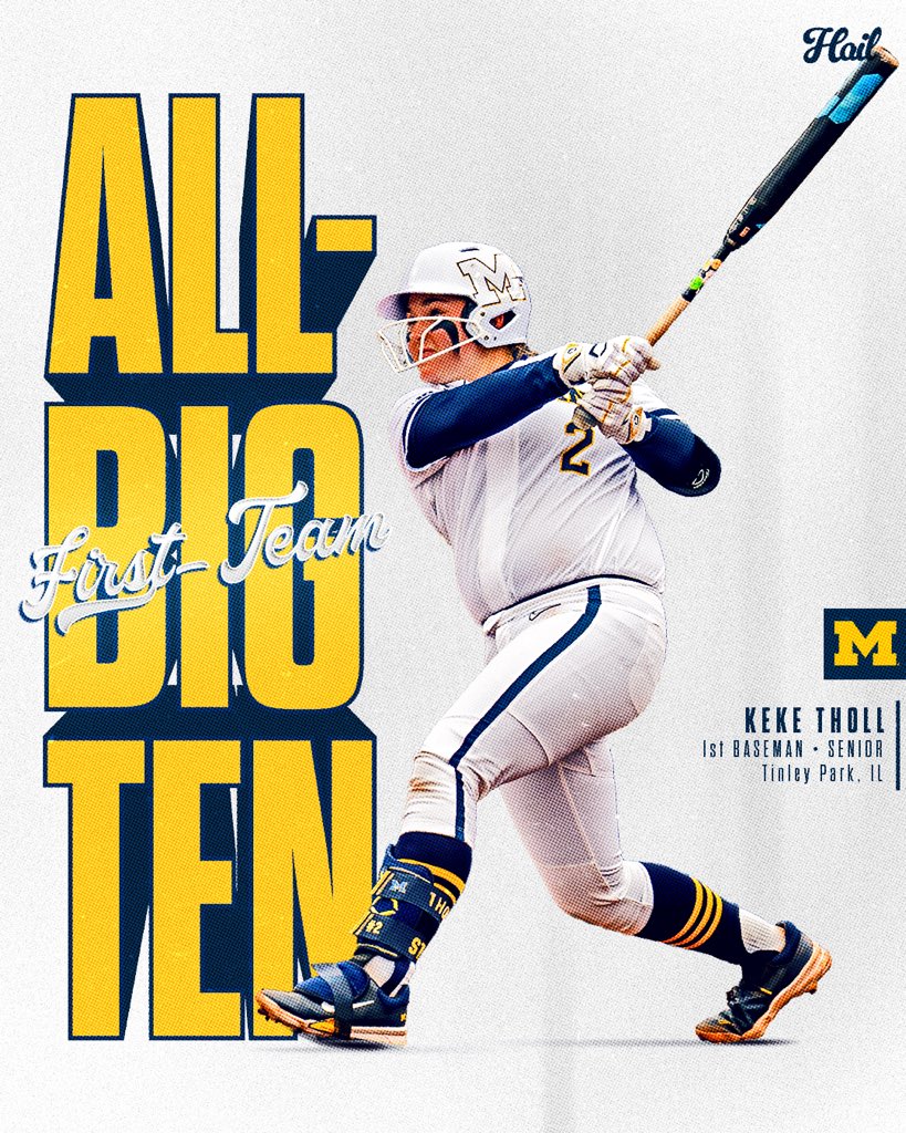 Congratulations to our All-Big Ten first team honorees! 👏

⭐️ Ellie Sieler
⭐️ Keke Tholl