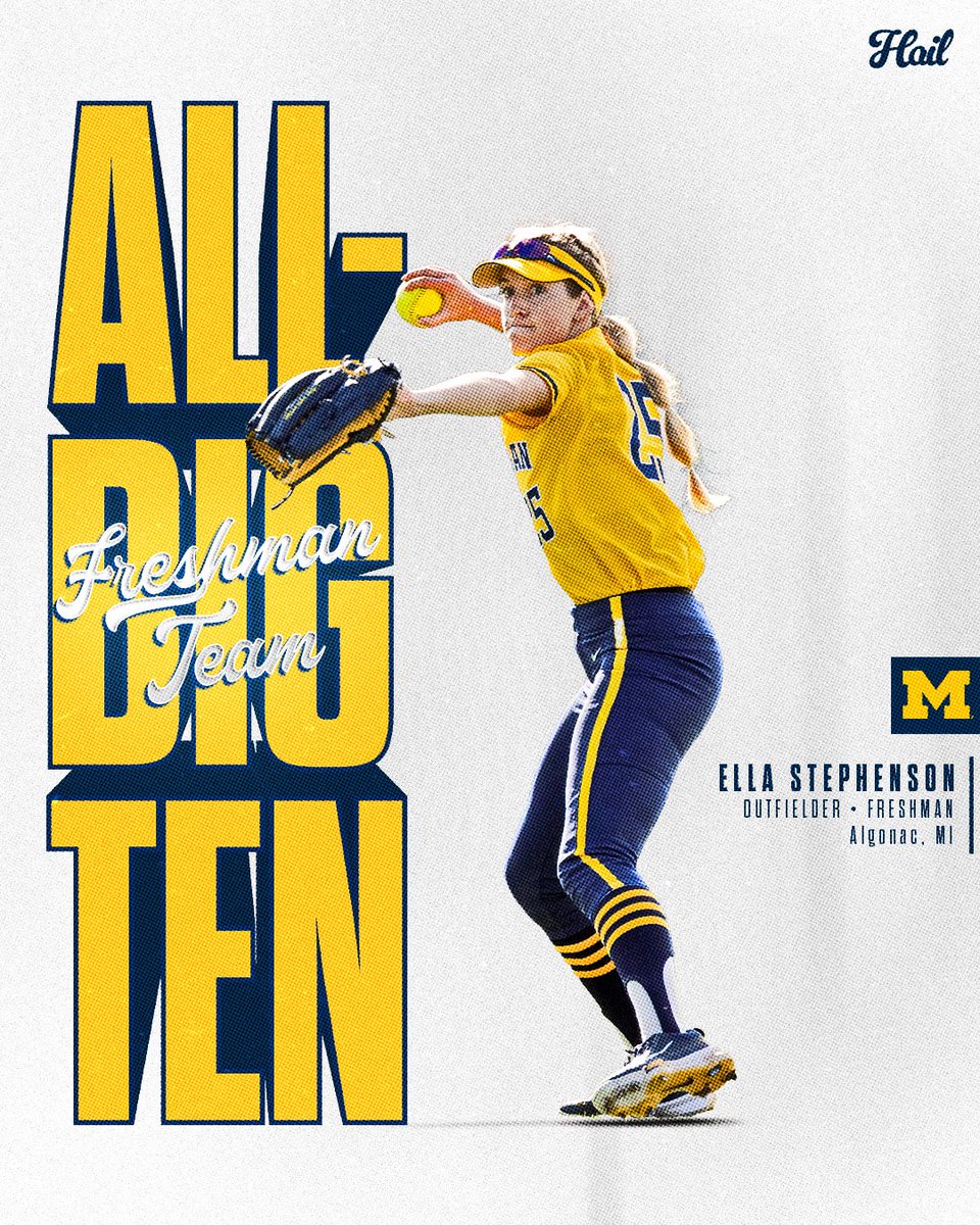 Congratulations to our Big Ten All-Freshman Team honorees! 👏 ⭐️ Ava Costales ⭐️ Ella Stephenson (unanimous)