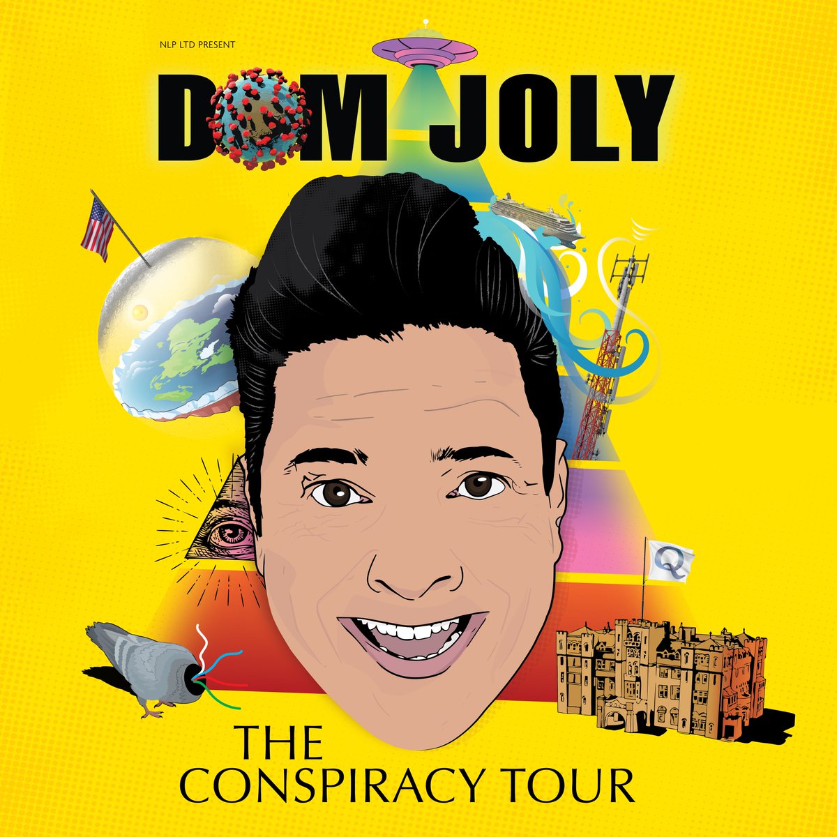 ✨ On Friends Presale Now After traveling the globe, Dom Joly is coming to #kingshallilkley providing a hilarious and fascinating guide to the wacky world of conspiracies. 📆 Tuesday 22 October Age guidance: 14+ 🎫 orlo.uk/k9j6b On general Sale: Mon 13 May