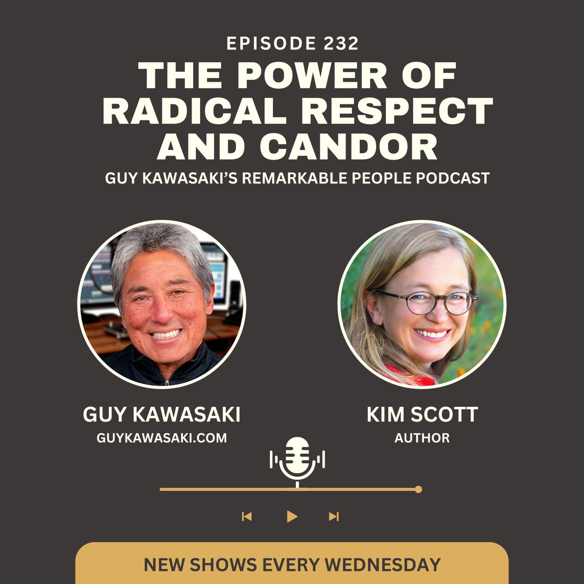 'Radical Candor' meets 'Radical Respect' with bestselling author Kim Scott 👏 Listen to my latest episode here: bit.ly/4b46lmx